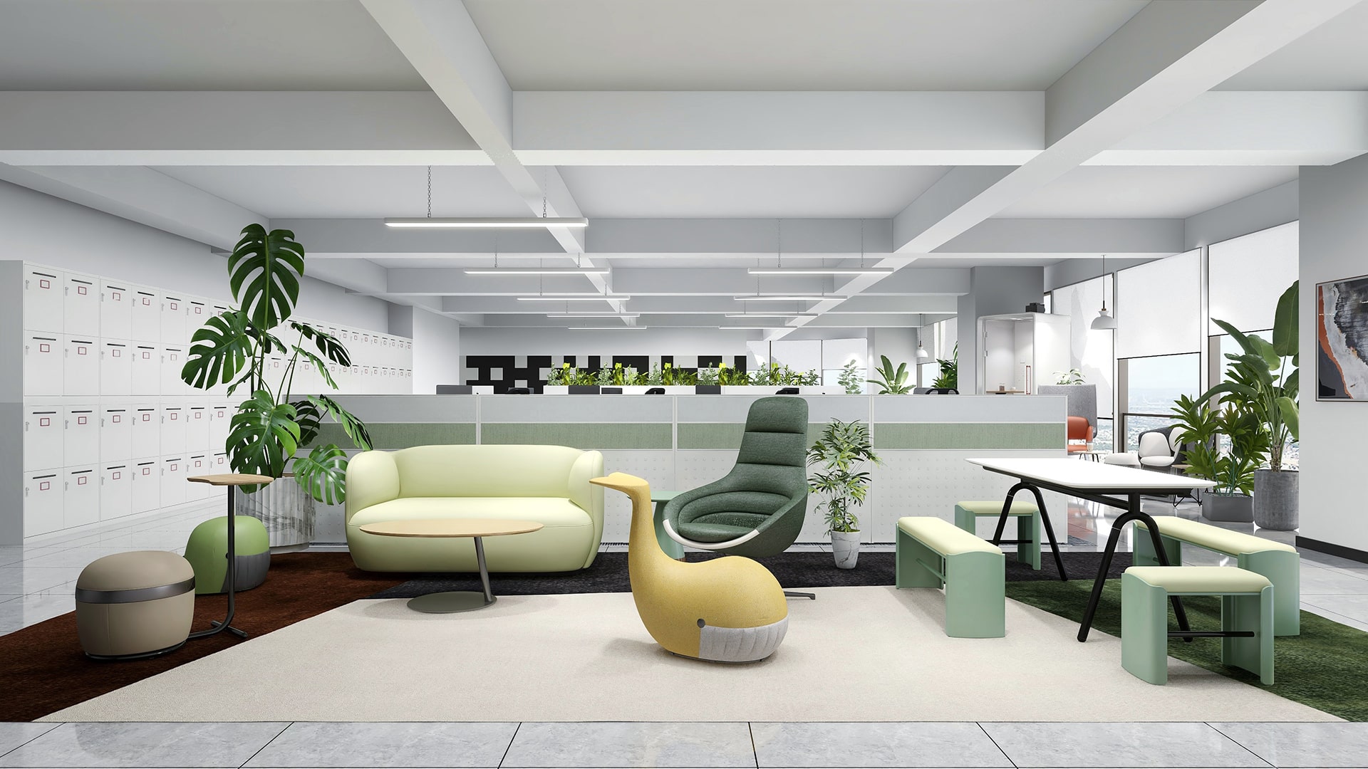 5 Work Zones Designed for Highperformance Hitec Offices