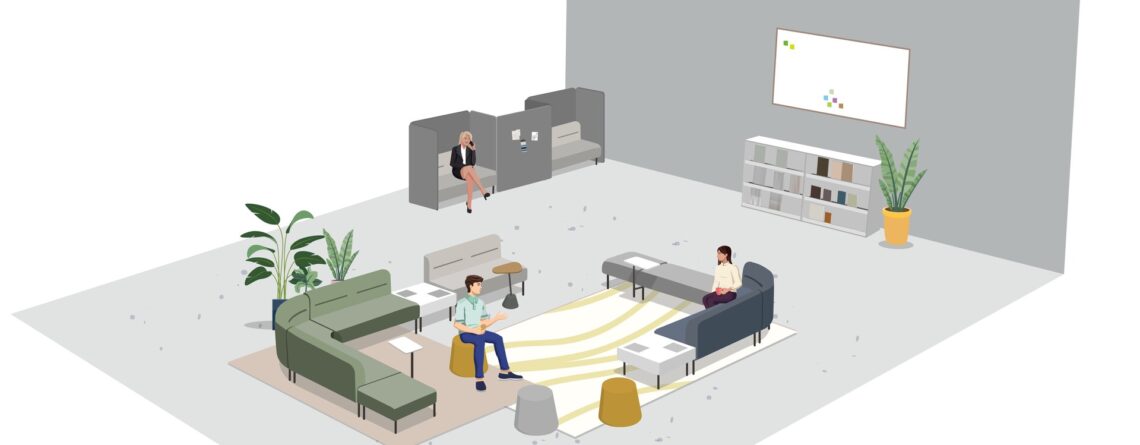 Interpersonal Space Planning at Office
